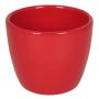 Kleiner Blumentopf TEHERAN BASAR, Keramik, rot, 6cm, Ø7,5cm