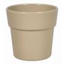 Orchideentopf MARIVAN, Keramik, beige, 12,5cm, Ø13,5cm