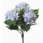 Künstliche Hortensie LAIDA auf Steckstab, hellblau, 35cm