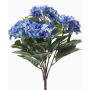 Künstliche Hortensie LAIDA auf Steckstab, blau, 35cm