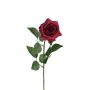 Kunstblume Rose LAINATE, dunkelrot, 65cm