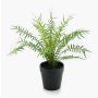 Künstliche Pflanze Rippenfarn CASCOT, grün, 20cm