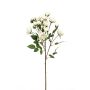 Künstliche Blume Rosenzweig TOSSA, weiß, 60cm, Ø1-4cm