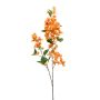Deko Zweig Bougainvillea MONELS mit Blüten, orange, 115cm