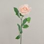 Rose künstlich PEZOS, zartrosa, 60cm, Ø10cm
