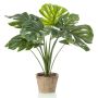 Künstliche Pflanze Philodendron Monstera Deliciosa BRITI, Terracotta Topf, 60cm