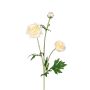 Kunstzweig Ranunkel RETIANNE, creme-rosa, 65cm