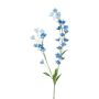 Deko Zweig Butterblume LOTA, blau, 90cm, Ø3-4cm