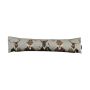 Dekoratives Zugluftkissen EMTIS mit Hirsch Fuchs Motiv, grau, 90x15x20cm
