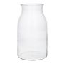 Blumenvase LUNARA aus Glas, klar, 21cm, Ø12cm