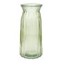 Tischvase RUBIE aus Glas, hellgrün-klar, 20cm, Ø10,8cm