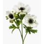 Künstliche Blume Windröschen RUBINA, weiß, 55cm, Ø4-10cm