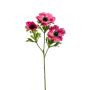 Künstliche Blume Windröschen RUBINA, pink, 55cm, Ø4-10cm