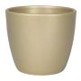 Pflanztopf TEHERAN BASAR, Keramik, gold-matt, 17cm, Ø19,5cm