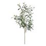 Kunst Olivenzweig LORRIS, Früchte, schwer entflammbar, grün, 110cm