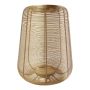 Eisen Laterne KONRADIN, gold, 40cm, Ø34cm