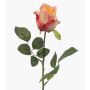 Rose künstlich DIXLEN, pfirsich-rosa, 70cm, Ø7cm