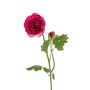 Kunstzweig Ranunkel SIKAMIA, pink, 55cm