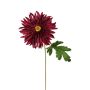 Kunstblume Gerbera YAMIRA, burgunderrot, 60cm