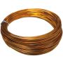 Aludraht TANEA, gold lackiert, 12m, Ø2mm