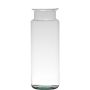 Blumenvase KARIN EARTH aus Glas, recycelt, klar, 33cm, Ø12cm