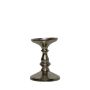 Aluminium Kerzenhalter GIMANA, silber, 12cm, Ø9cm