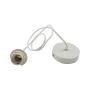Lampenfassung KARIBO mit Kabel, Fassung E-27, Deckenhalterung, 105cm, Ø10cm