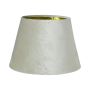 Samt Lampenschirm KURANO, champagner-gold, 21cm, Ø30cm