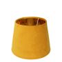 Samt Lampenschirm KURANO, honiggelb-gold, 18cm, Ø25cm