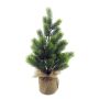 Künstlicher Tannenbaum PORI, Jutesack natur, 30cm, Ø15cm