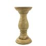 Kerzenleuchter TESTIMONY aus Mangoholz, braun, 20cm, Ø10cm