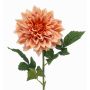 Künstliche Blume Dahlie ZELRAN, aprikose, 70cm, Ø15cm