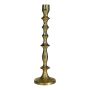 Aluminium Stabkerzenhalter GIUSEPPINA, gehämmert, champagner-gold, 36cm, Ø10cm