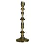 Aluminium Stabkerzenhalter GIUSEPPINA, gehämmert, champagner-gold, 30cm, Ø10cm