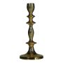 Aluminium Stabkerzenhalter GIUSEPPINA, gehämmert, champagner-gold, 24cm, Ø10cm