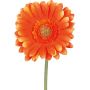 Kunstblume Gerbera TUNZA, orange, 50cm