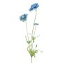 Deko Zweig Scabiosa ISILDEA, blau, 65cm