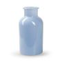 Glasflasche LORRIE, blau-glänzend, 20cm, Ø10cm