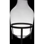Bodenvase Glas CAMILO auf Standfuß, klar, 50cm, Ø29cm
