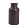 Glasflasche LORRIE, dunkelbraun, 16,5cm, Ø8cm