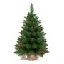 Künstlicher Weihnachtsbaum HEINOLA mit Zapfen, Jutesack, 60cm, Ø40cm