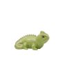 Tierfigur Chamäleon ALOVIA aus Keramik, outdoor, grün, 20x12x11cm