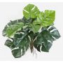 Kunst Philodendron Monstera Deliciosa SANCHO, Steckstab, Wurzeln, 60cm