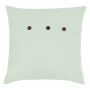 Couch Kissen TALINA, mit Knöpfen, mintgrün, 45x45cm