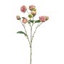 Dekozweig Kohl-Rose TRUVOL, rosa-creme, 65cm, Ø2-6cm