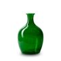 Flaschenvase LOUKINS aus Eco Glas, grün, 35cm, Ø23cm