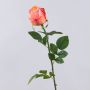 Künstliche Rose SUNJIK, orange-rosa-gelb, 75cm, Ø7cm
