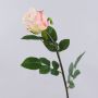 Künstliche Rose SUNJIK, creme-rosa, 75cm, Ø7cm