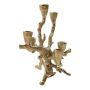 Aluminum Kerzenständer Ast ALJOSCHA für Stabkerzen, gold, 30cm