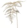 Deko Zweig Schwertfarn NALFHY, metallic-silber-gold, 80cm